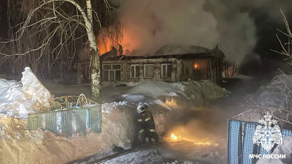 Пожар в Крапивинском муниципальном округе