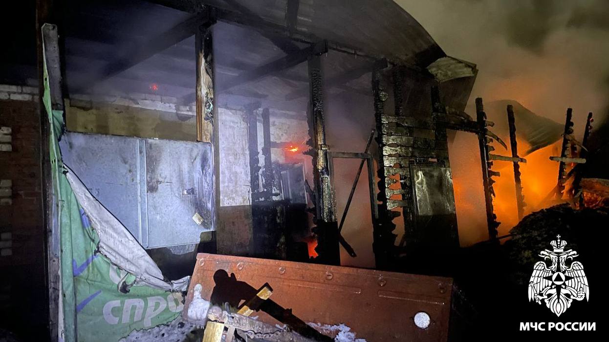 Пожар в Крапивинском муниципальном округе Пожар в Крапивинском муниципальном округе