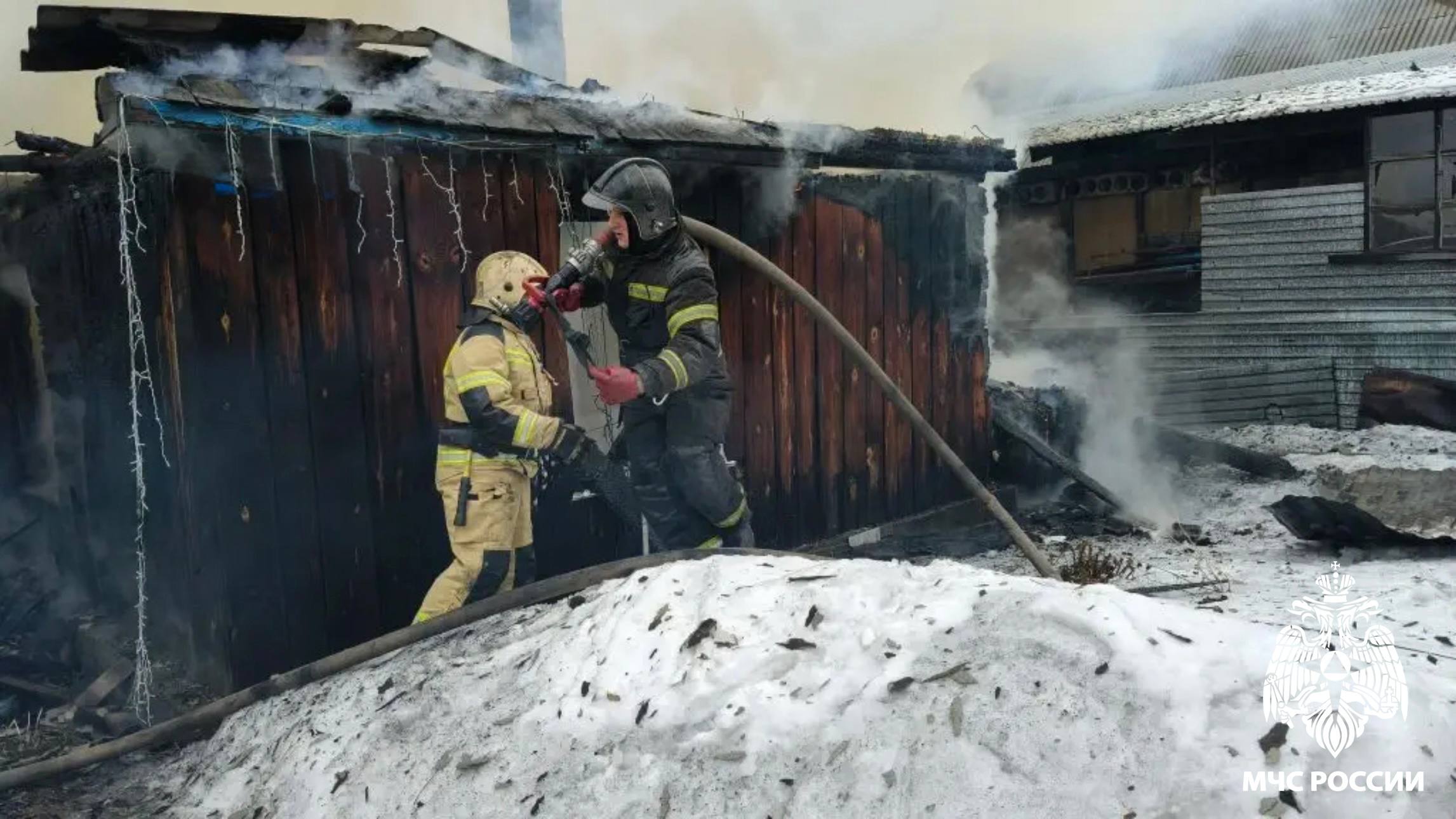 Пожар в Новокузнецком муниципальном округе Пожар в Новокузнецком муниципальном округе