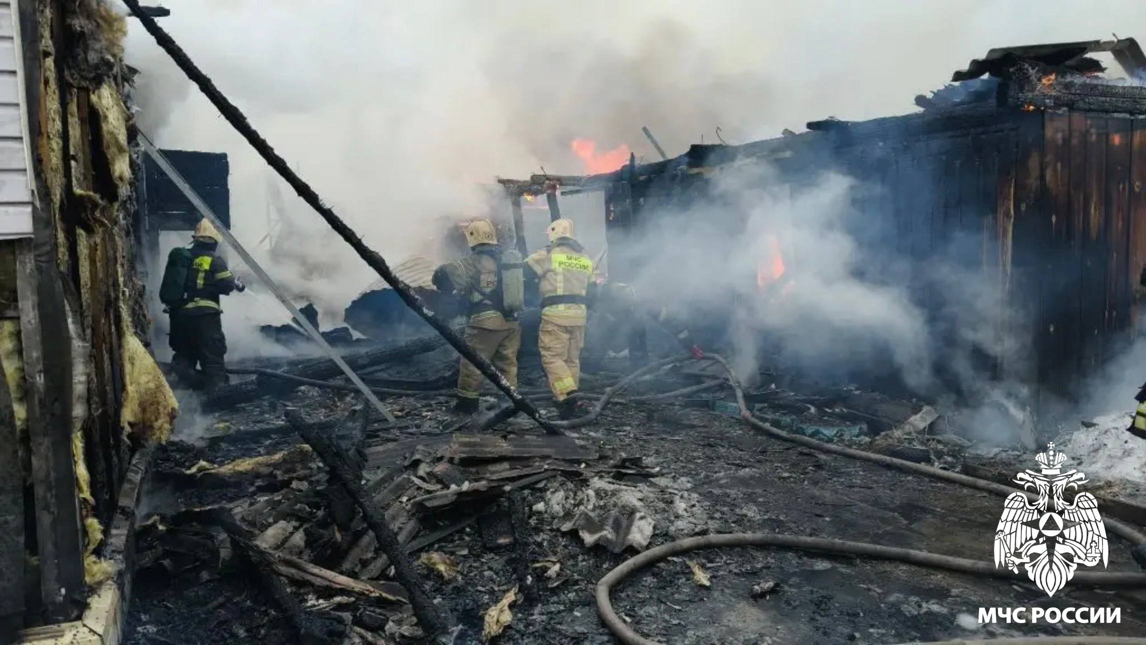 Пожар в Новокузнецком муниципальном округе Пожар в Новокузнецком муниципальном округе