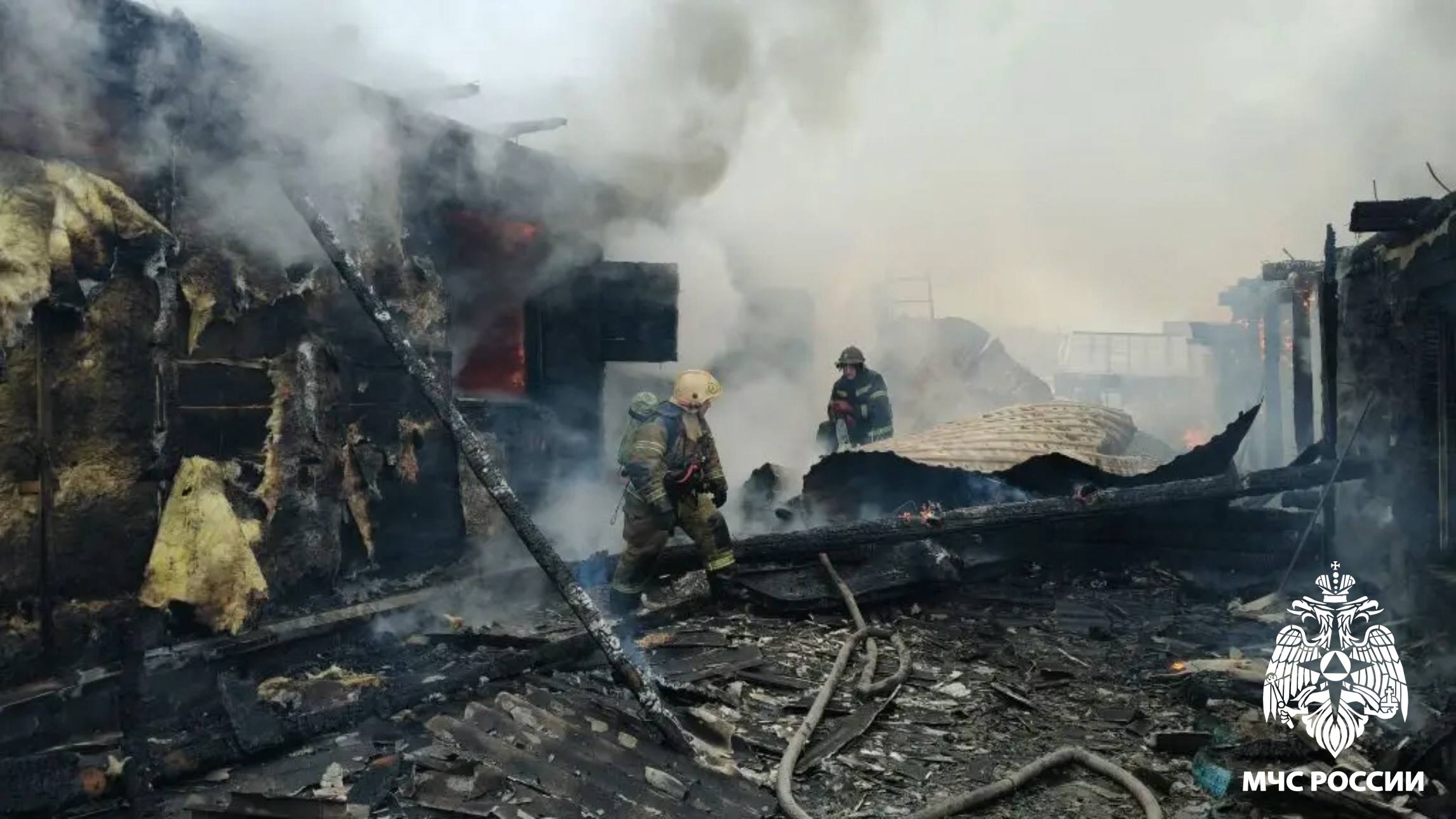 Пожар в Новокузнецком муниципальном округе Пожар в Новокузнецком муниципальном округе