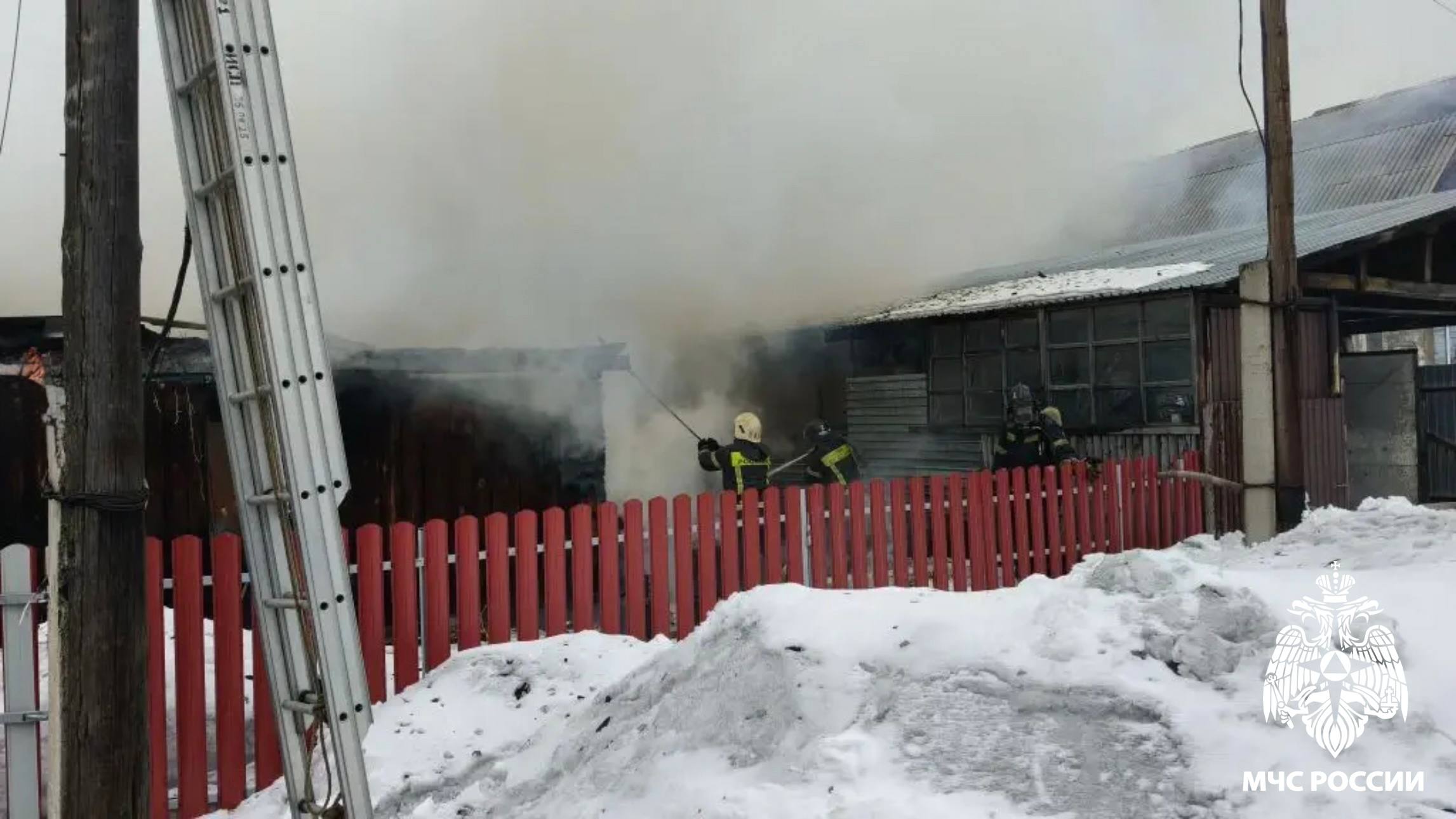 Пожар в Новокузнецком муниципальном округе Пожар в Новокузнецком муниципальном округе