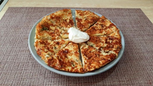 Необычный завтрак: Кабачки с овсянкой на сковороде