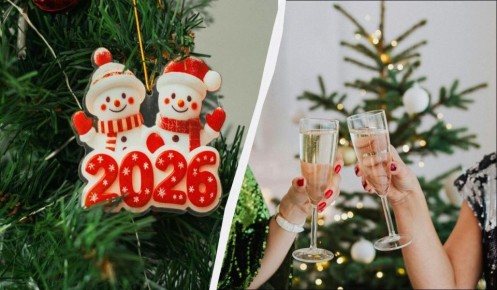 Как встретить Новый год 2026: стиль, угощения и украшения елки для счастья