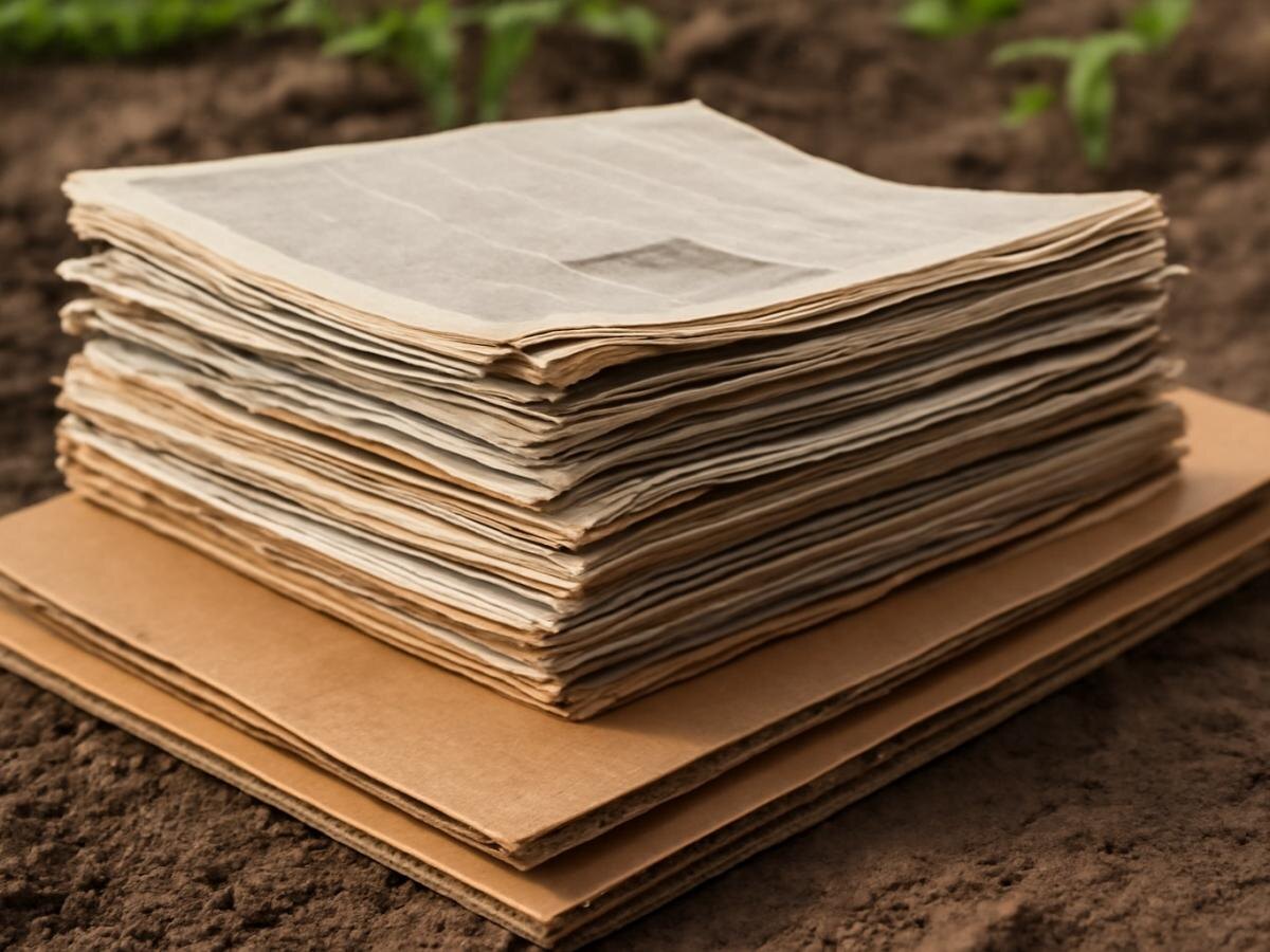 Экологичный способ борьбы с сорняками: как картон и мульча могут помочь вашему саду