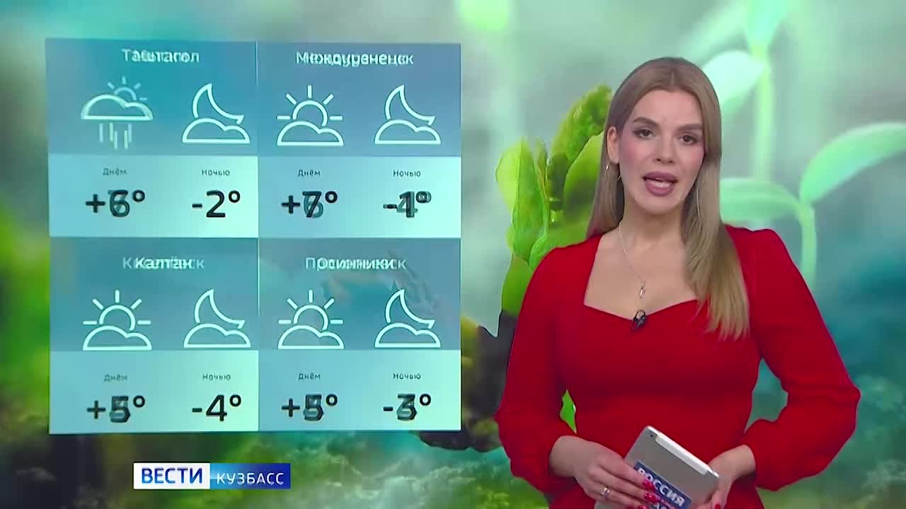 Доброе утро! Сегодня в Кузбассе переменная облачность, небольшой снег, дождь