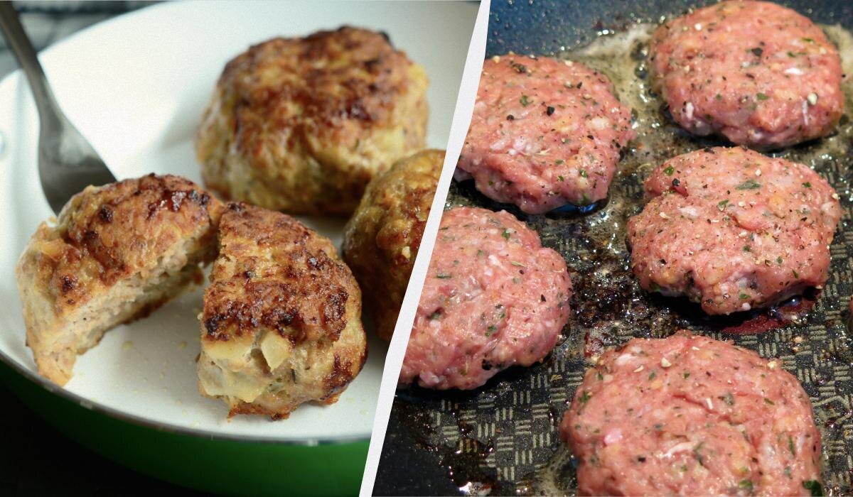 Забытые техники: чем заменить хлеб в фарше для котлет