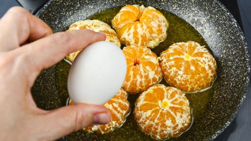 Необычный пирог с мандаринами: быстро и просто