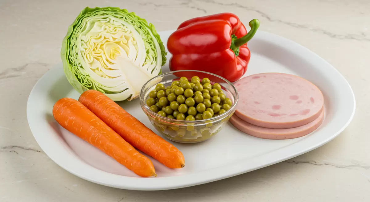 Салат из капусты и ветчины: легкое и быстрое блюдо для любого стола