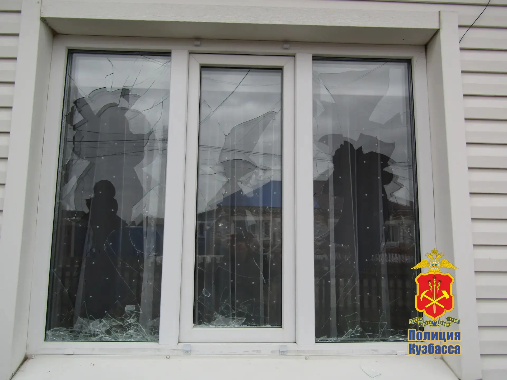 В Тисуле сотрудники полиции задержали местного жителя, который разбил окна в соседском доме