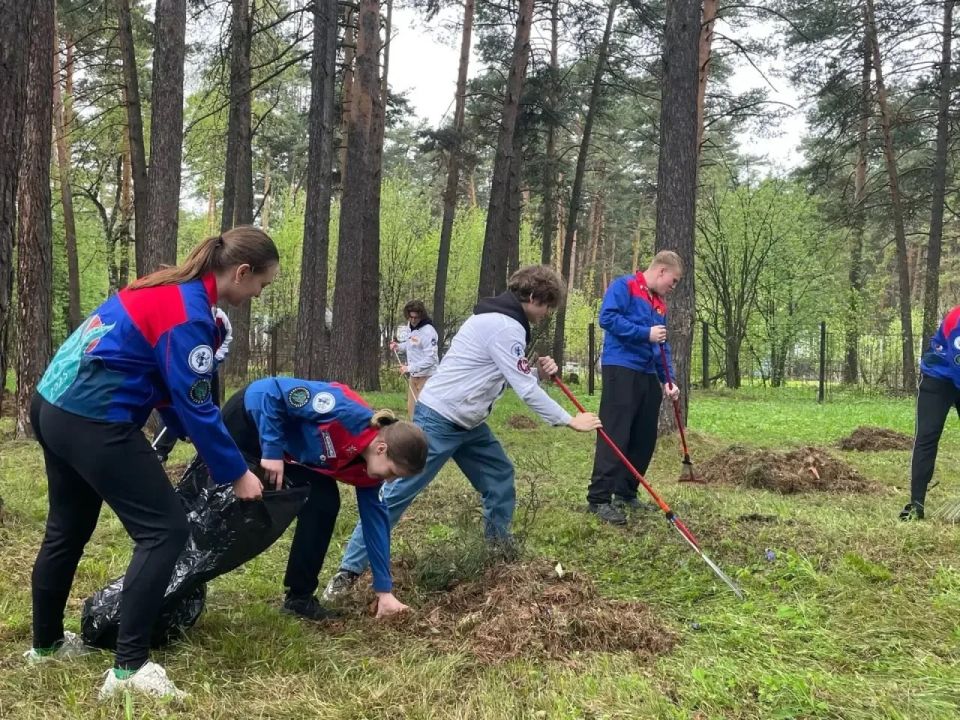 Студенческие отряды Кузбасса помогают готовить детские лагеря к лету