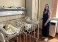 В Кузбассе родилась вторая в этом году тройня!