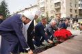 В Кемерове возложили цветы к Мемориалу славы воинов кузбассовцев, павших за Родину в Великой Отечественной войне