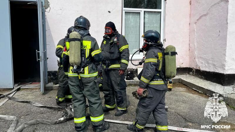 В Осинниках прошли пожарные учения В Осинниках прошли пожарные учения