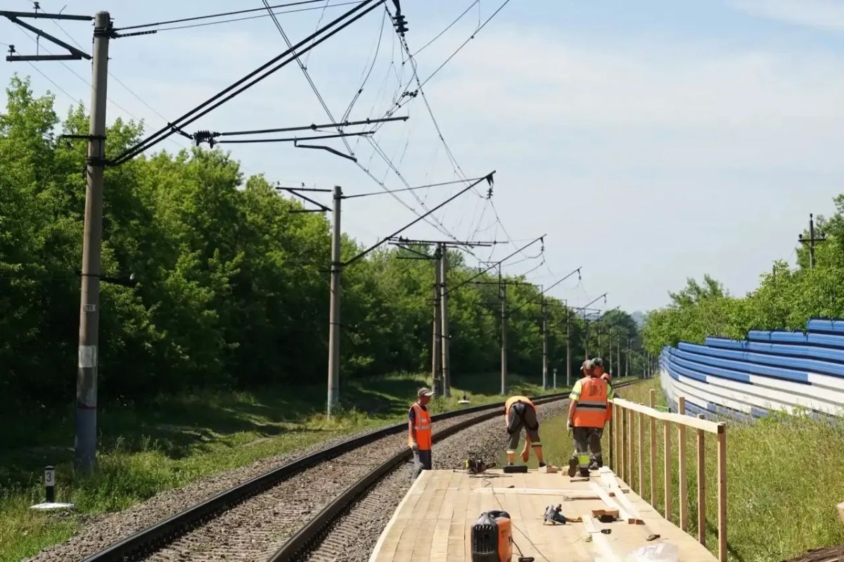 В Кемерове завершается строительство новой железнодорожной платформы «21-й микрорайон» В Кемерове завершается строительство новой железнодорожной платформы «21-й микрорайон»