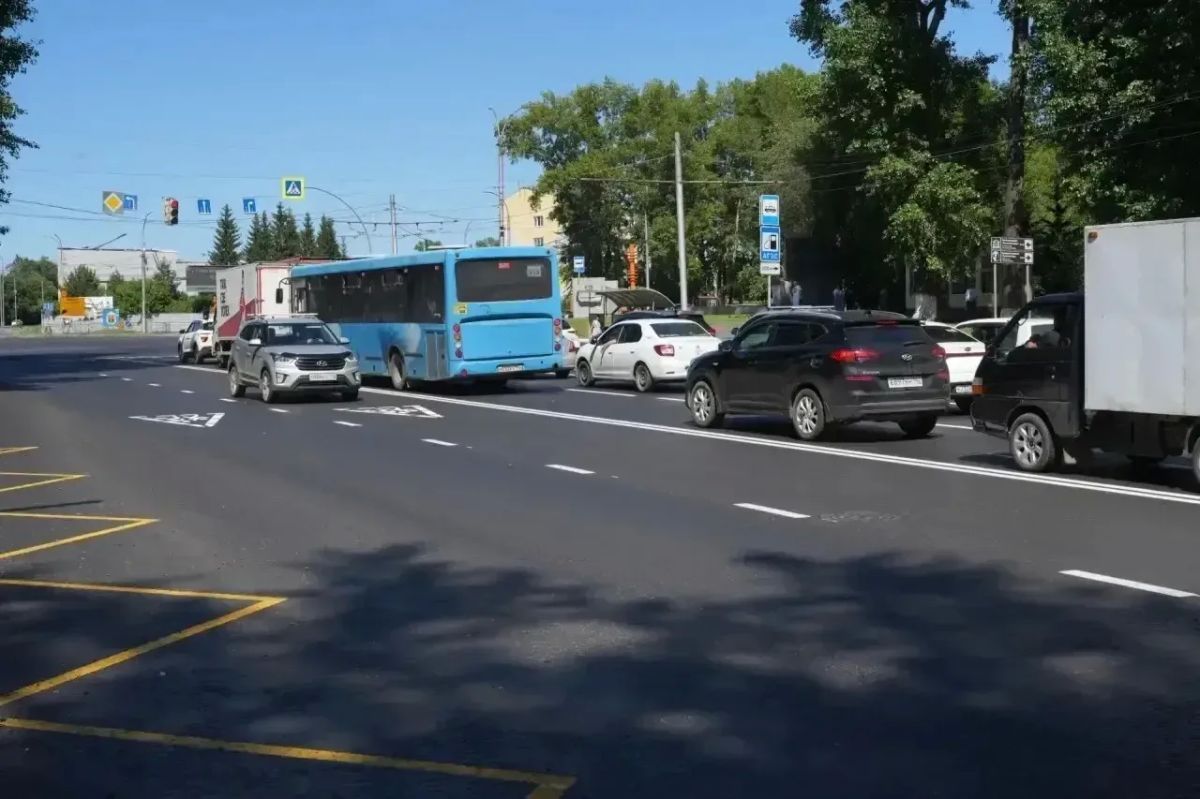 В Кемерове завершили ремонт Логового шоссе В Кемерове завершили ремонт Логового шоссе
