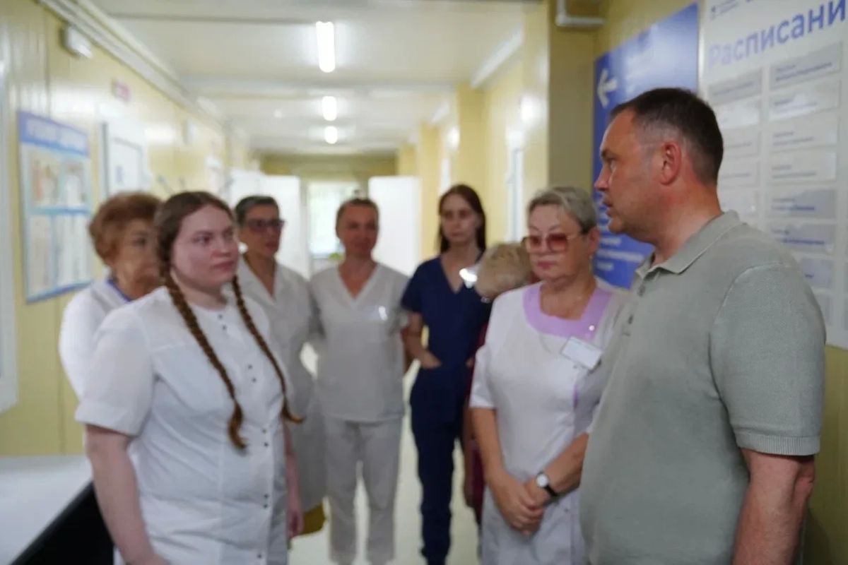 Илья Середюк: В селе Ильинка по нацпроекту «Продолжительная и активная жизнь» открыли новую врачебную амбулаторию Илья Середюк: В селе Ильинка по нацпроекту «Продолжительная и активная жизнь» открыли новую врачебную амбулаторию