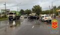 В Новокузнецке сотрудники полиции устанавливают обстоятельства ДТП, в котором травмированы пять человек