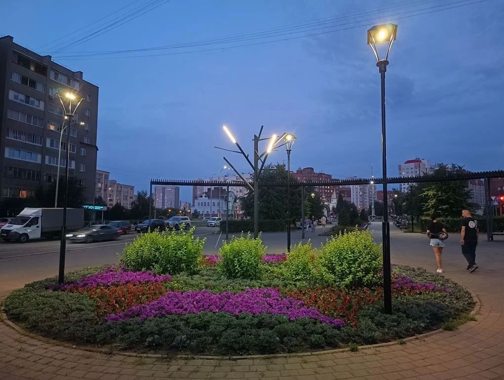 Ещё один уличный торшер в форме дерева установили в Кемерове – теперь на Южном Ещё один уличный торшер в форме дерева установили в Кемерове – теперь на Южном