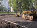 В школе №2 Центрального района завершается создание современной спортивной площадки