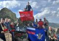 На вершине Кузнецкого Алатау установили гранитную плиту памяти Героя Советского Союза, летчика-истребителя, кузбассовца Алексея Дергача