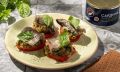 Канапе с сардинами и баклажанами: легкая закуска для дружеских встреч