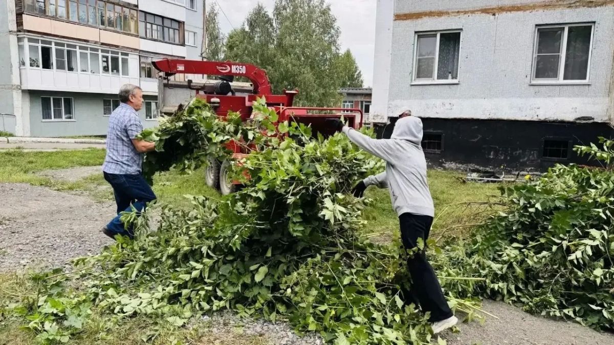 В Кедровке прошёл субботник по инициативе жителей В Кедровке прошёл субботник по инициативе жителей