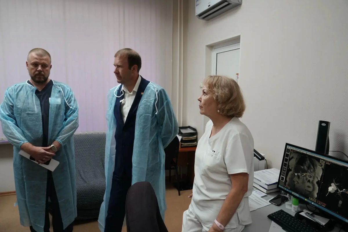 Дмитрий Анисимов: Проверил, как работает новое медицинское оборудование в Кузбасской клинической больнице скорой помощи им. М.А. Подгорбунского Дмитрий Анисимов: Проверил, как работает новое медицинское оборудование в Кузбасской клинической больнице скорой помощи им. М.А. Подгорбунского