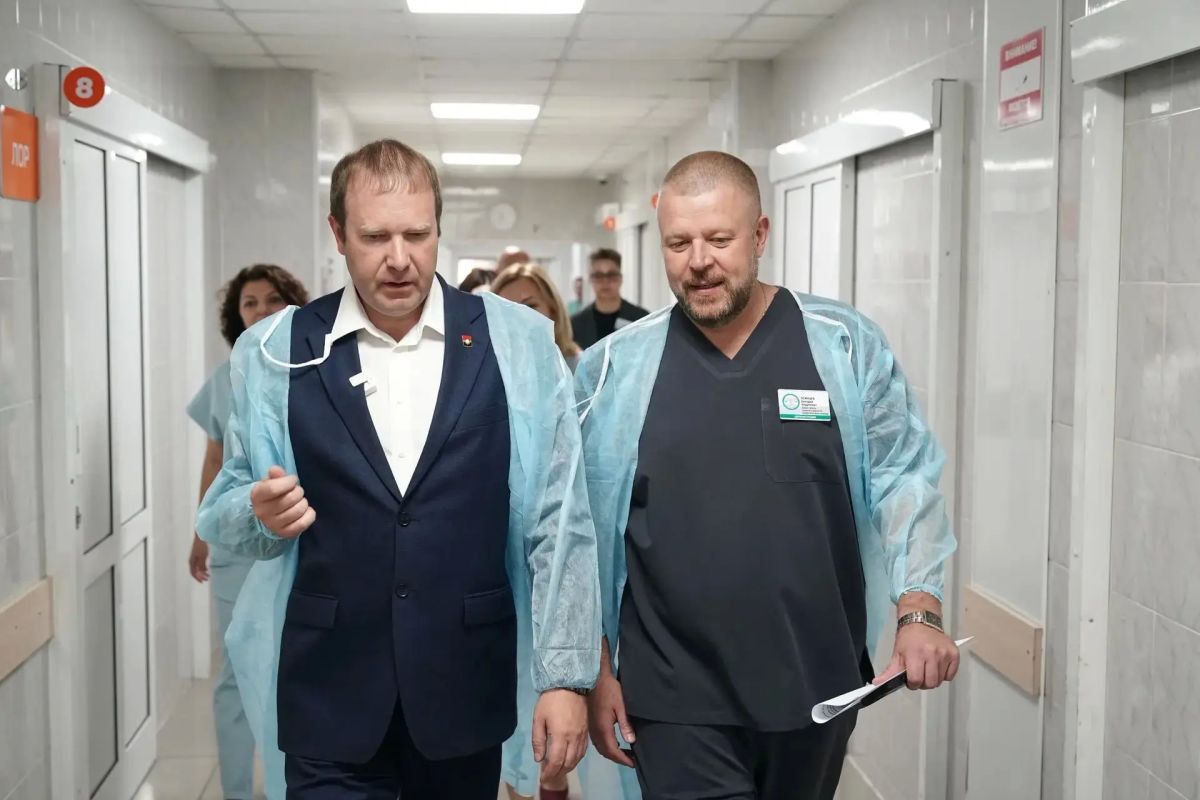 Дмитрий Анисимов: Проверил, как работает новое медицинское оборудование в Кузбасской клинической больнице скорой помощи им. М.А. Подгорбунского Дмитрий Анисимов: Проверил, как работает новое медицинское оборудование в Кузбасской клинической больнице скорой помощи им. М.А. Подгорбунского