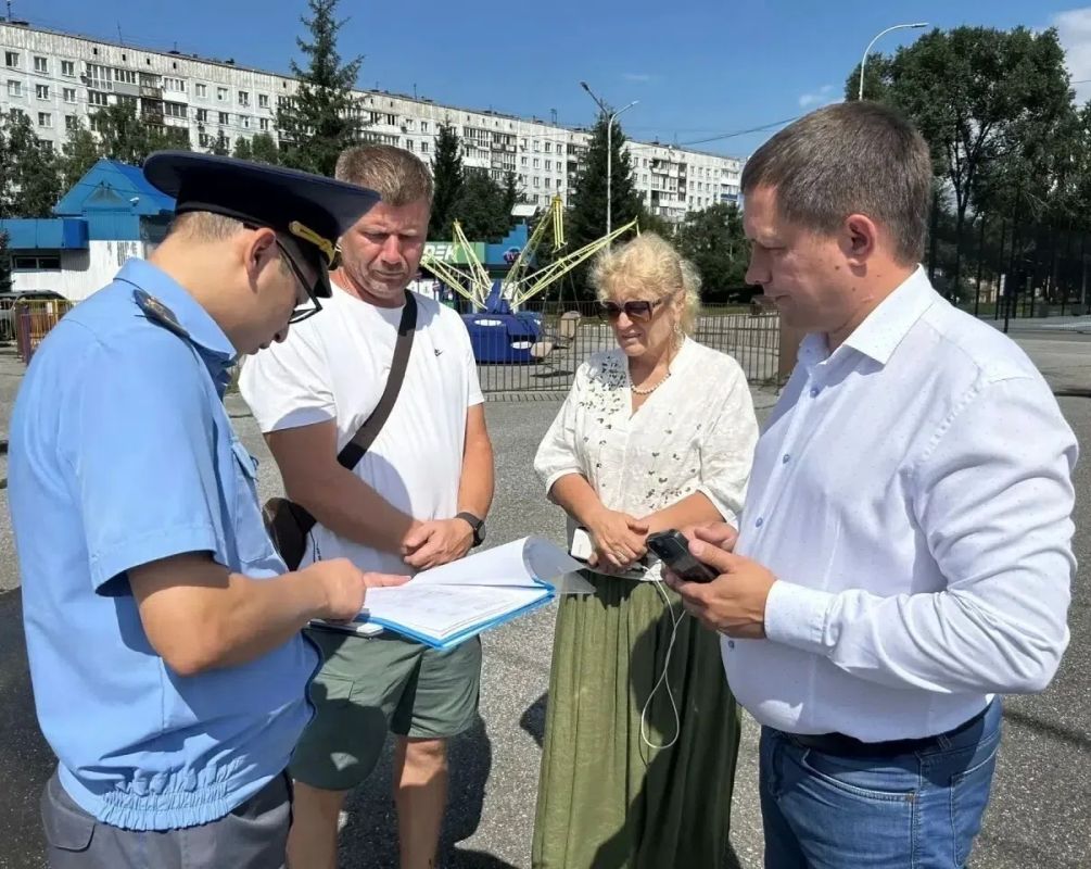 Безопасность аттракционов — на постоянном контроле! Безопасность аттракционов — на постоянном контроле!