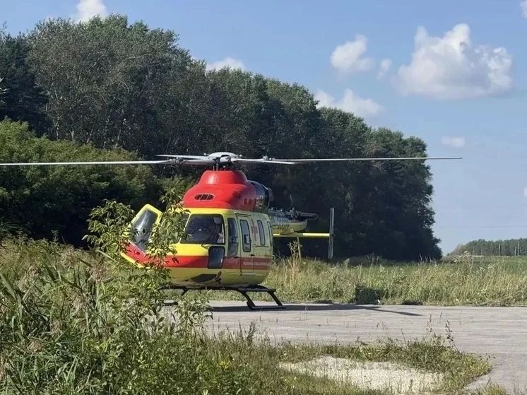 Санавиация доставила тяжело пострадавшего из Яшкинского округа в Кемерово