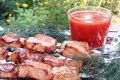 Сочный шашлык из свинины в томатном маринаде