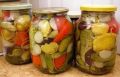 Как приготовить осеннее маринованное ассорти из свежих овощей