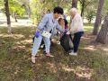 В Ленинском районе прошёл субботник по благоустройству территории на улице Марковцева в рамках акции «Район в деле»