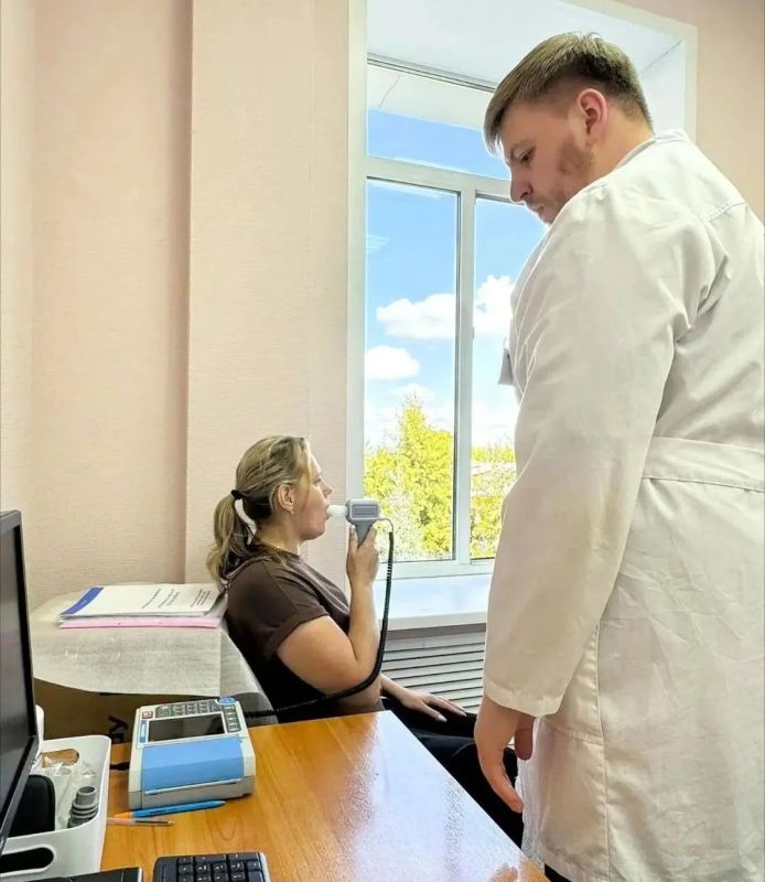 Жителей Мариинского округа приглашаем пройти обследование в модернизированном Центре здоровья! С помощью нового оборудования, поступившего по нацпроекту "Продолжительная и активная жизнь", специалисты могут оценить резервы... Жителей Мариинского округа приглашаем пройти обследование в модернизированном Центре здоровья! С помощью нового оборудования, поступившего по нацпроекту "Продолжительная и активная жизнь", специалисты могут оценить резервы...