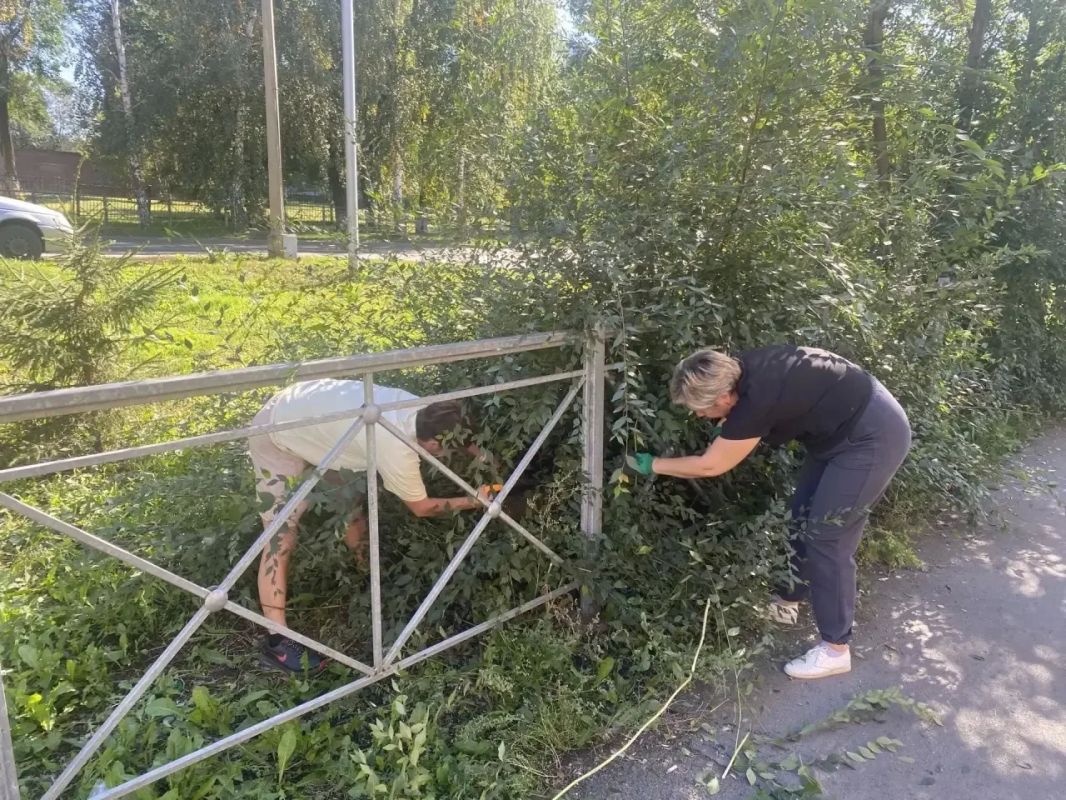 400 квадратов свободы и 40 кубов веток: в жилом районе Ягуновский на Белозерной прошёл субботник 400 квадратов свободы и 40 кубов веток: в жилом районе Ягуновский на Белозерной прошёл субботник