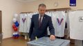 Губернатор Кузбасса Илья Середюк проголосовал на выборах в Госдуму