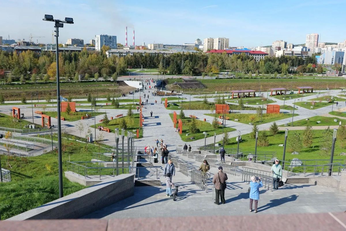Парк у мемориального комплекса Александру Невскому открылся Парк у мемориального комплекса Александру Невскому открылся