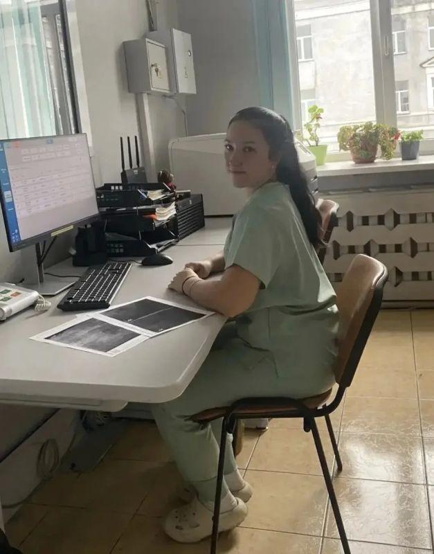 Вот это кадр!. В Прокопьевскую городскую больницу трудоустроилась рентгенолаборант Юлия Васина