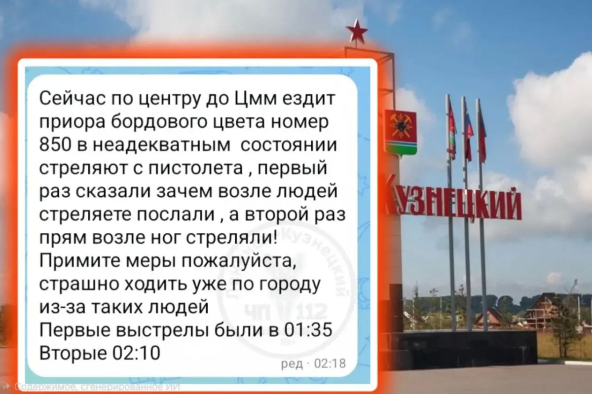 В Ленинске-Кузнецком задержали парня, устроившего стрельбу из окна «Лады»