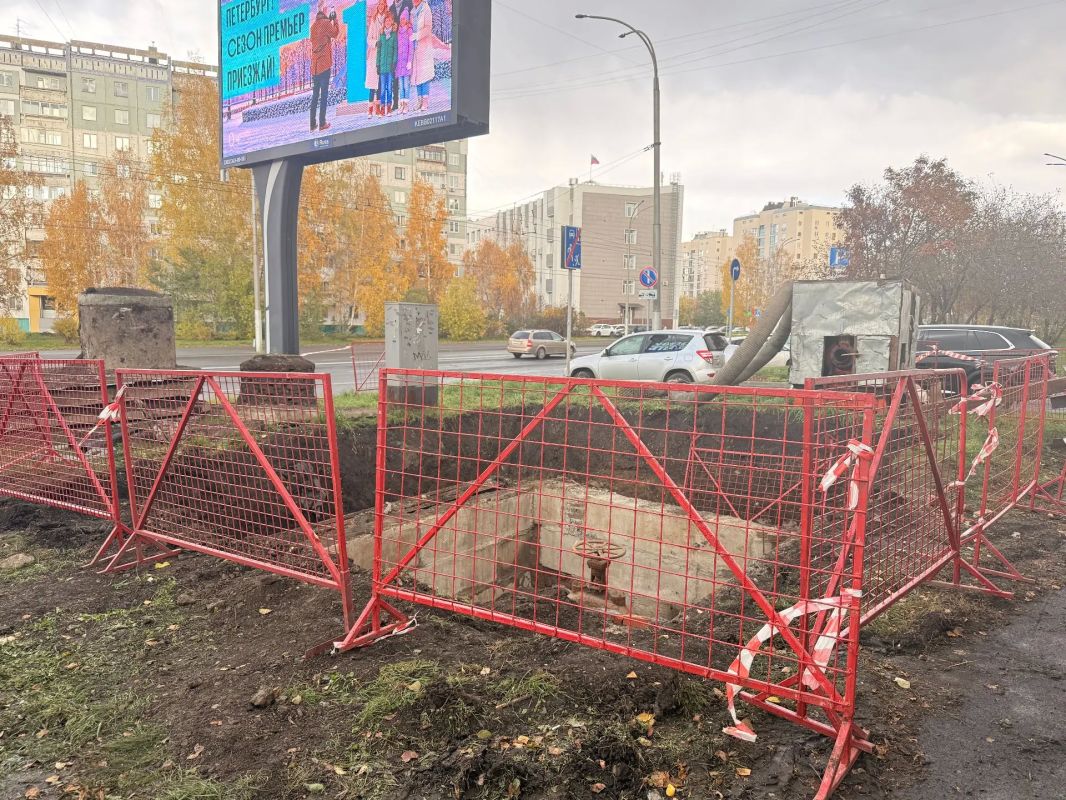 На пр. Молодёжный, 3 «а» все готово к замене задвижки Ду 1000 мм на водопроводной сети!